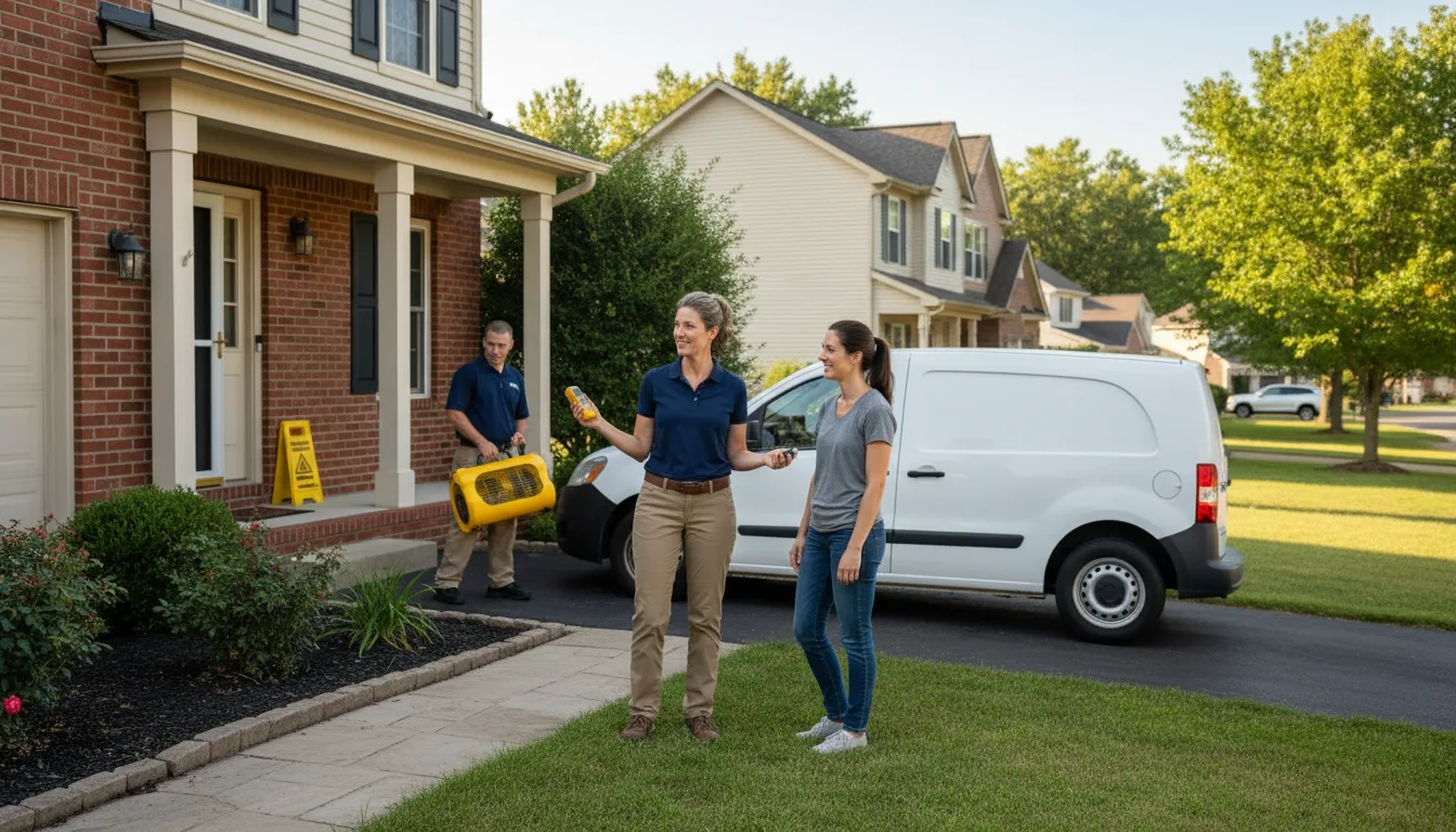 Residential water damage restoration in Blackwell, MO